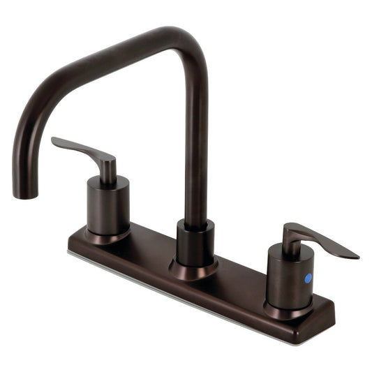 Kingston Brass FB2145SVL Serena Centerset Kitchen Faucet, Oil Rubb