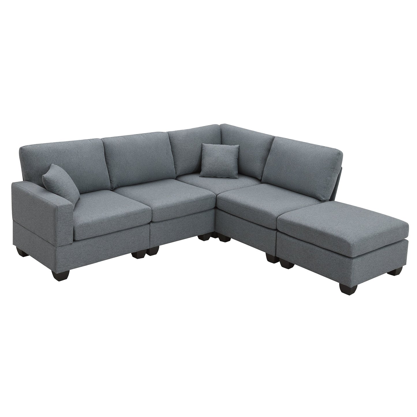 89.8*60.2" Modern Sectional Sofa,5-Seat Modular Couch Set with