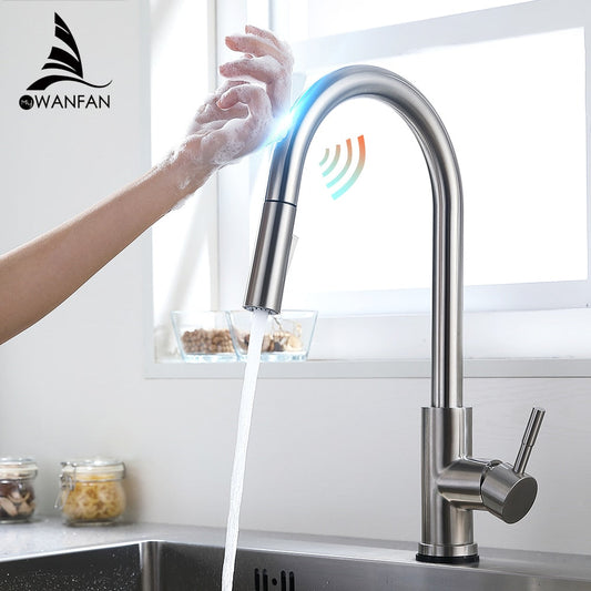 Smart Touch Kitchen Faucets Crane For Sensor Kitchen Water Tap Sink