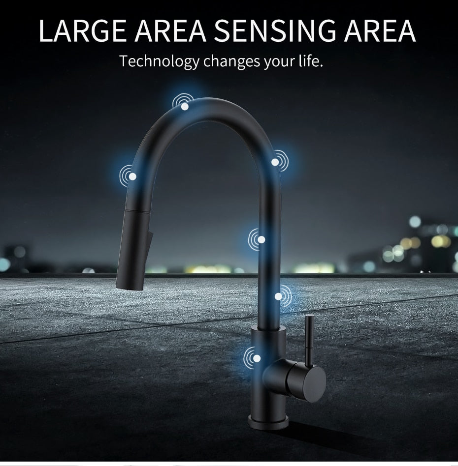 Smart Touch Kitchen Faucets Crane For Sensor Kitchen Water Tap Sink