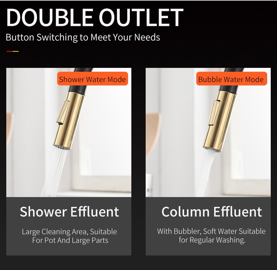 Sensor Kitchen Faucets Brushed Gold Smart Touch Inductive Sensitive