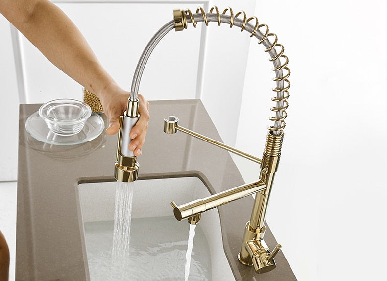 Kitchen Faucets Gold Torneira Para Cozinha Faucet for Kitchen Sink