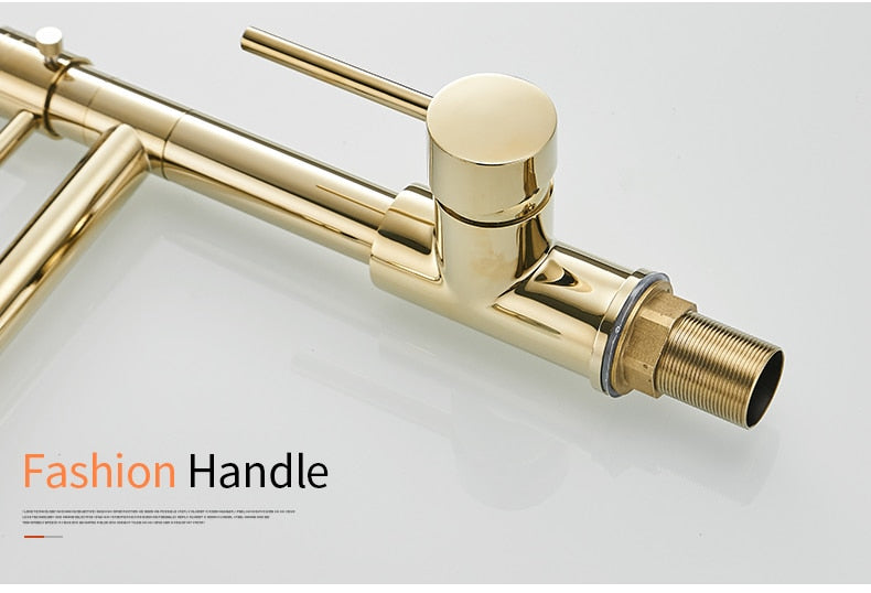 Kitchen Faucets Gold Torneira Para Cozinha Faucet for Kitchen Sink